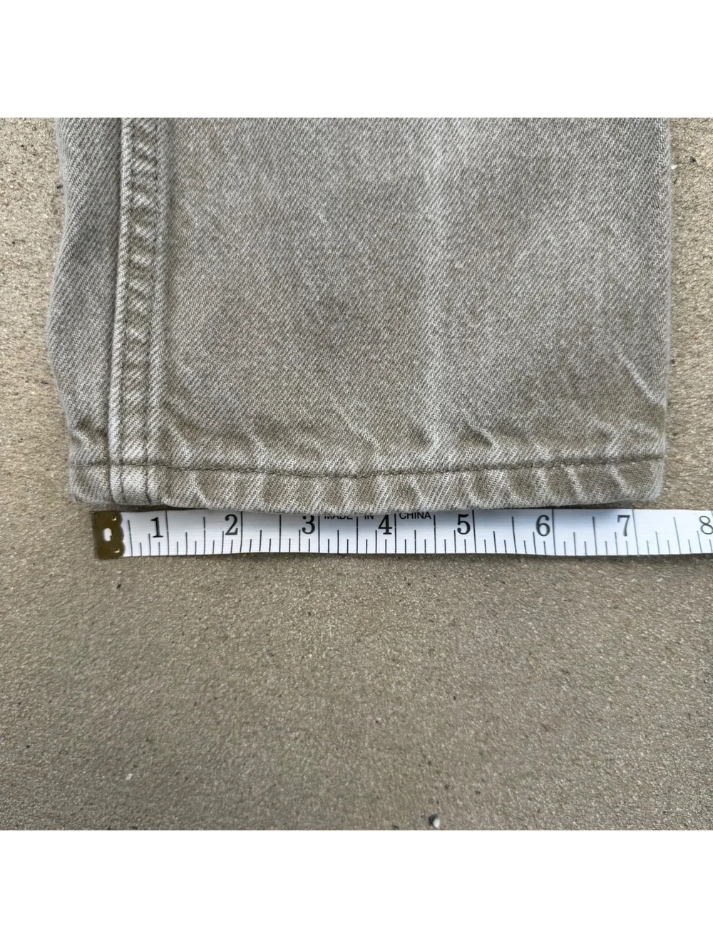 Vintage Levi's 550 Jeans Men 31x30 Relaxed Fit Gray Denim Casual Made in U.S.A